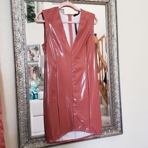 Latex Mini Dress